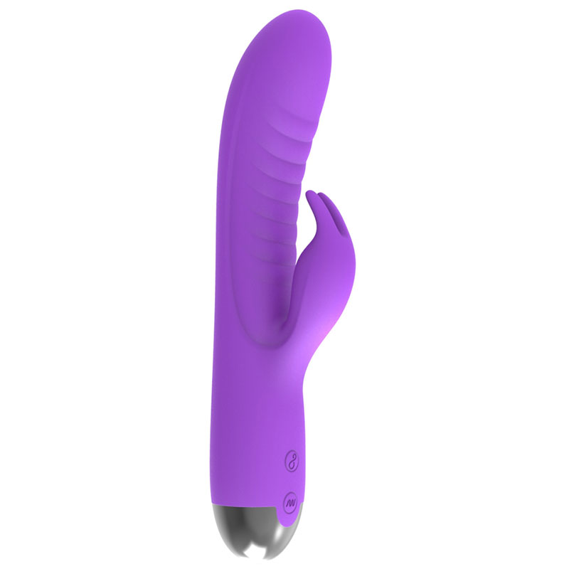Vibrator Daisy, 10 Moduri Vibratii, Triggering, Silicon, USB, Mov, 21 cm, Mokko Toys, Good Vibes