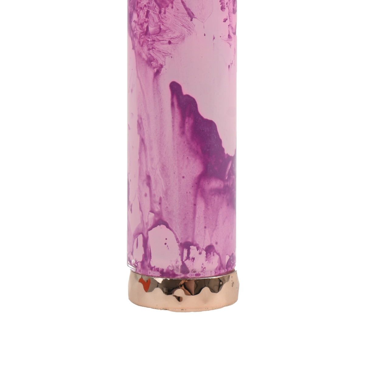 Vibrator Marble Vibe, 10 Moduri Vibratii, Sticla, USB Magnetic, Alb/Roz, 9 cm, Guilty Toys, Glamour