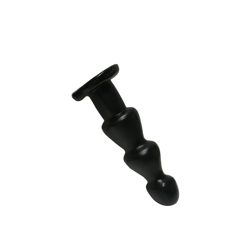 Dildo Porter cu Ventuza, PVC, Negru, 23.5 cm, Passion Labs, Sensations