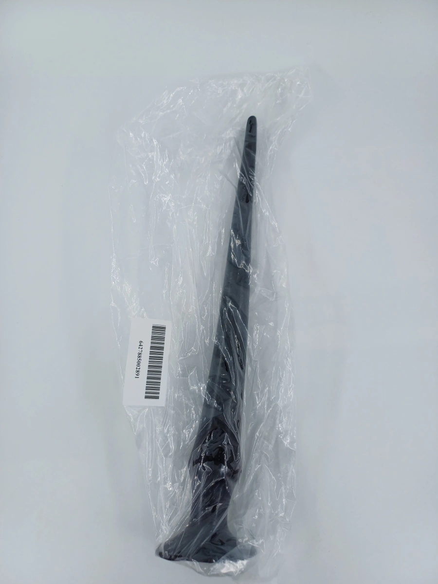 Dildo Deep Inside Ventuza PVC Negru 34 cm