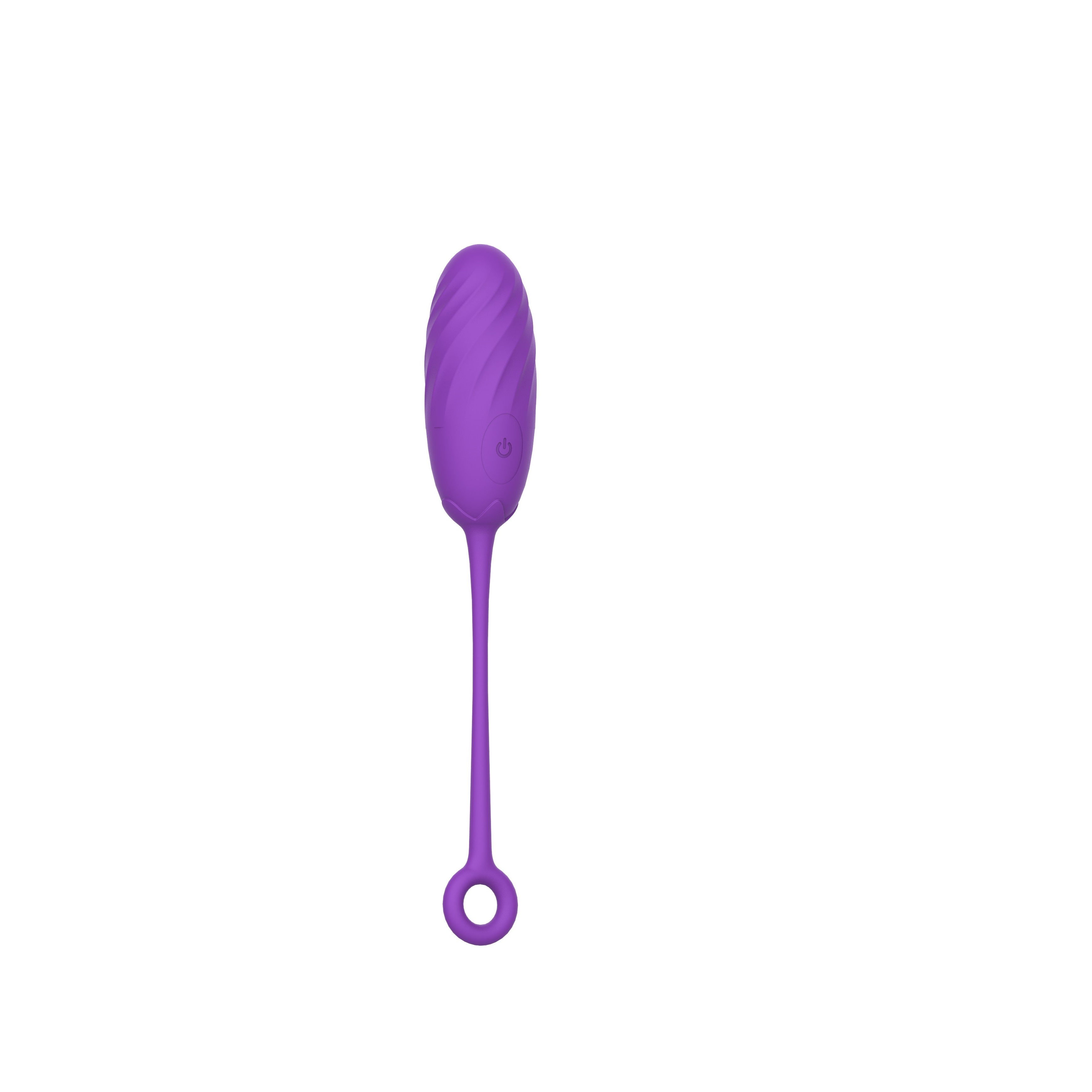 Ou Vibrator Pearl Love Egg, 10 Moduri Vibratii, Remote Control, Silicon, USB, Violet, 19.5 cm, Guilty Toys, Sexxify