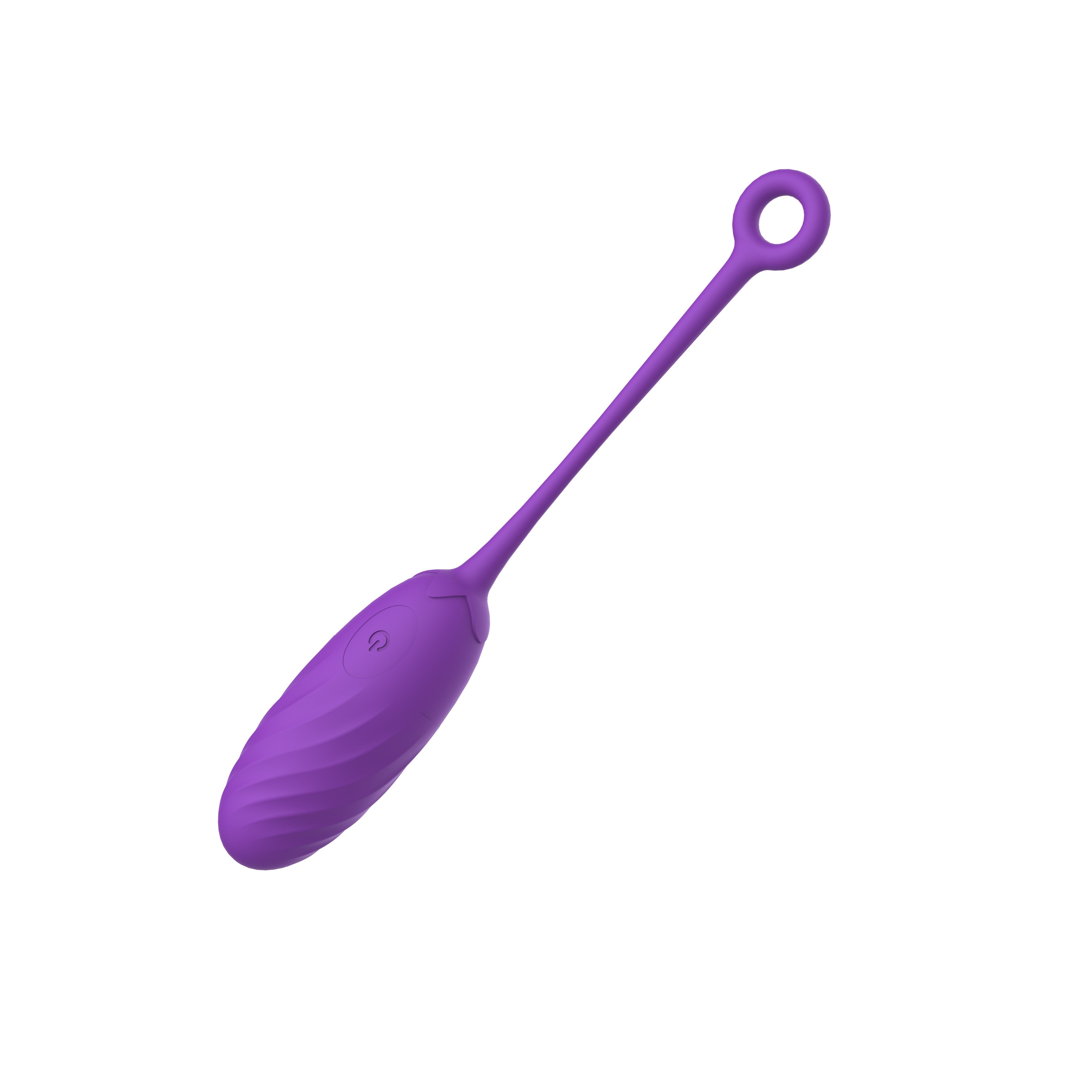 Ou Vibrator Pearl Love Egg, 10 Moduri Vibratii, Remote Control, Silicon, USB, Violet, 19.5 cm, Guilty Toys, Sexxify