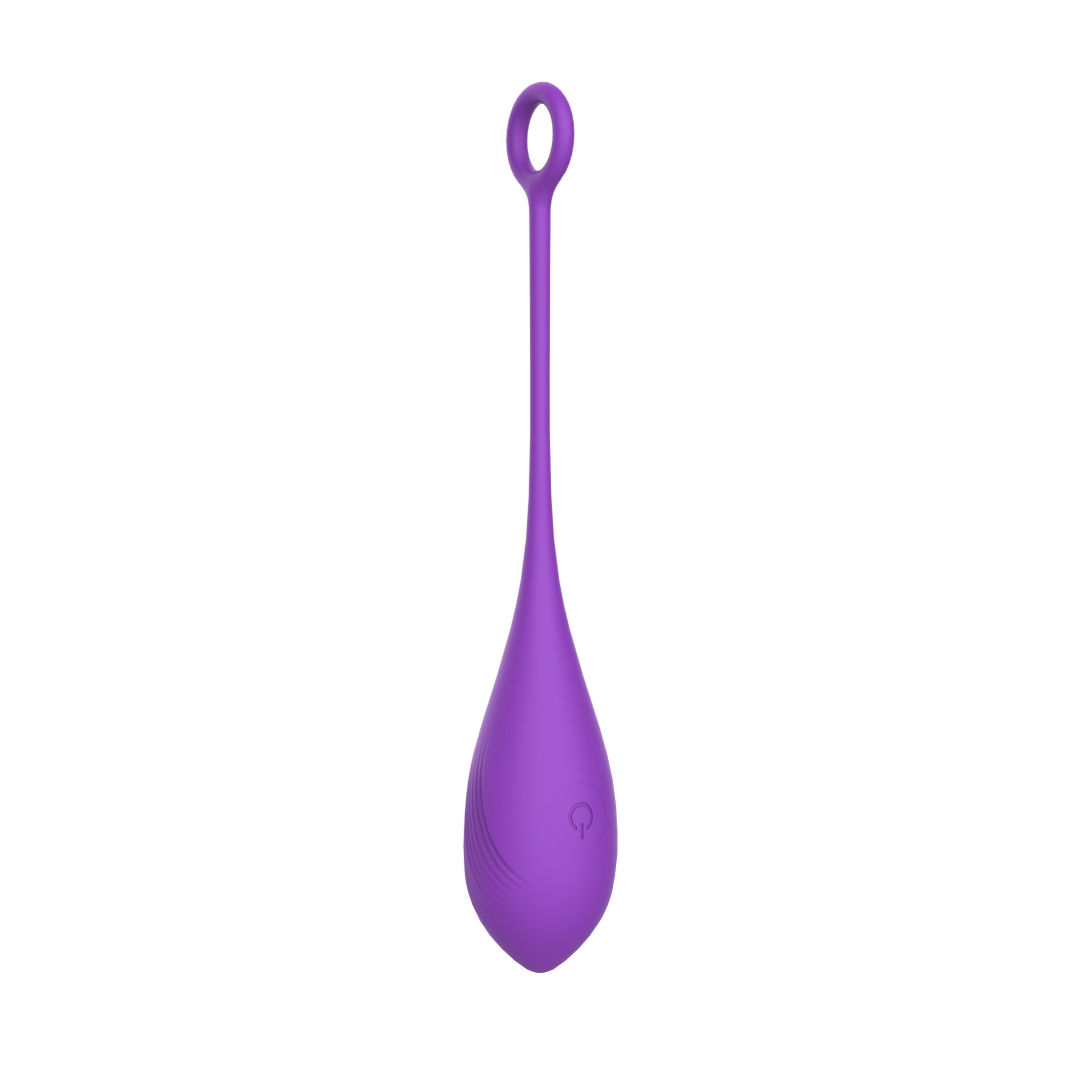 Ou Vibrator Belle Love Egg, 10 Moduri Vibratii, Remote Control, Silicon, USB, Violet, 20.4 cm, Mokko Toys, Velvet Obsession