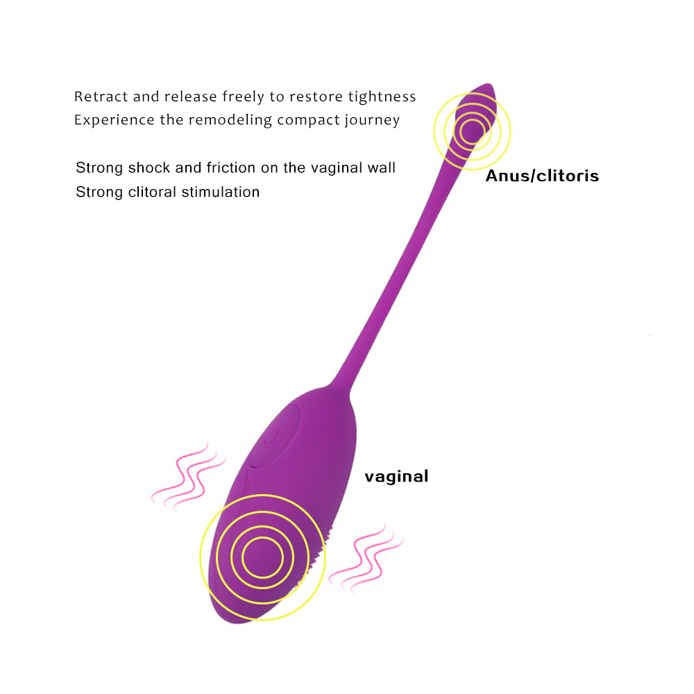 Ou Vibrator Kate, Remote Control, 10 Moduri Vibratii, Silicon, USB, Mov, Passion Labs