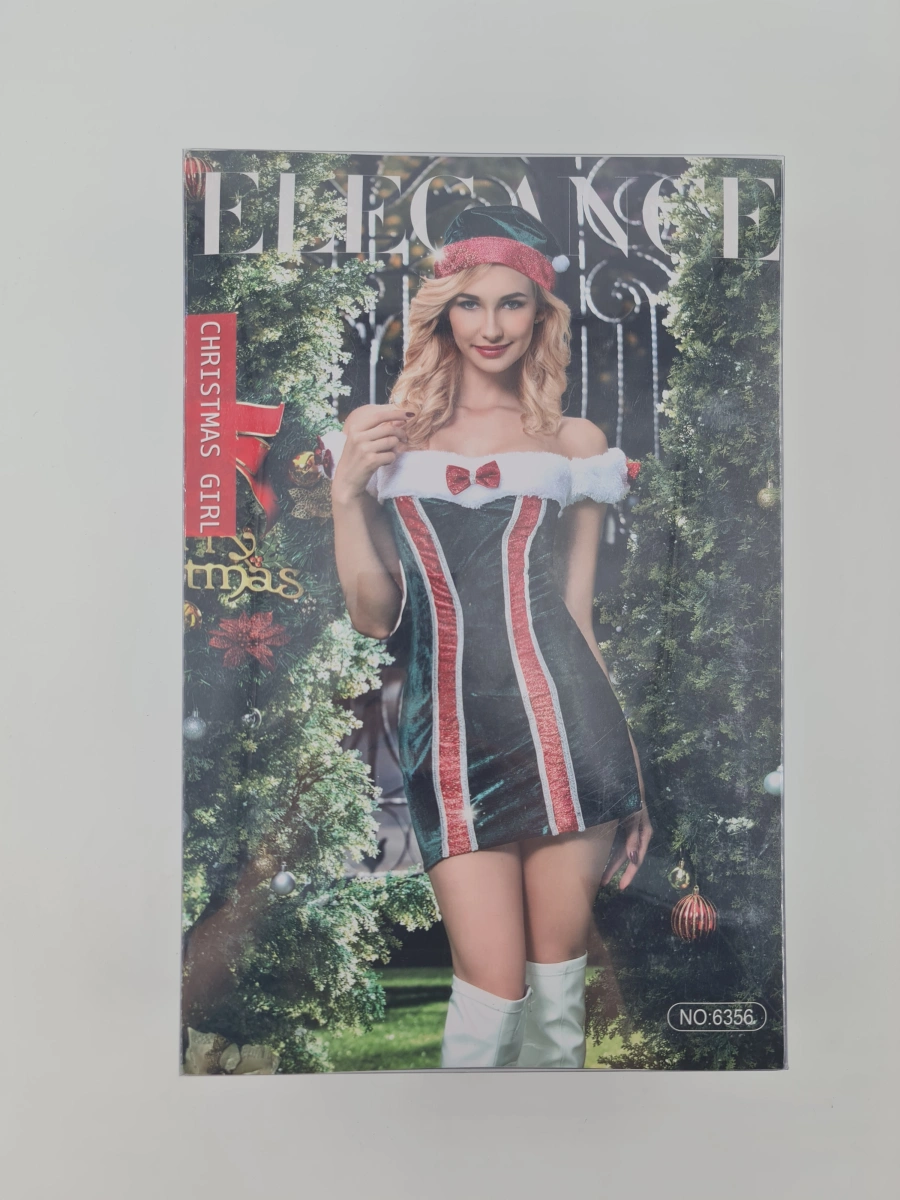 Costumatie Craciunita Sexy, 3 Piese, S/M