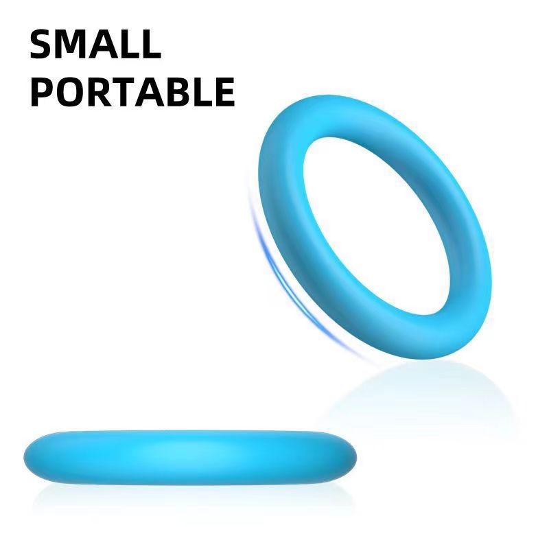 Inel Penis Slim Aquatic Ring, Silicon, Albastru, Mokko Toys, Simply Fun
