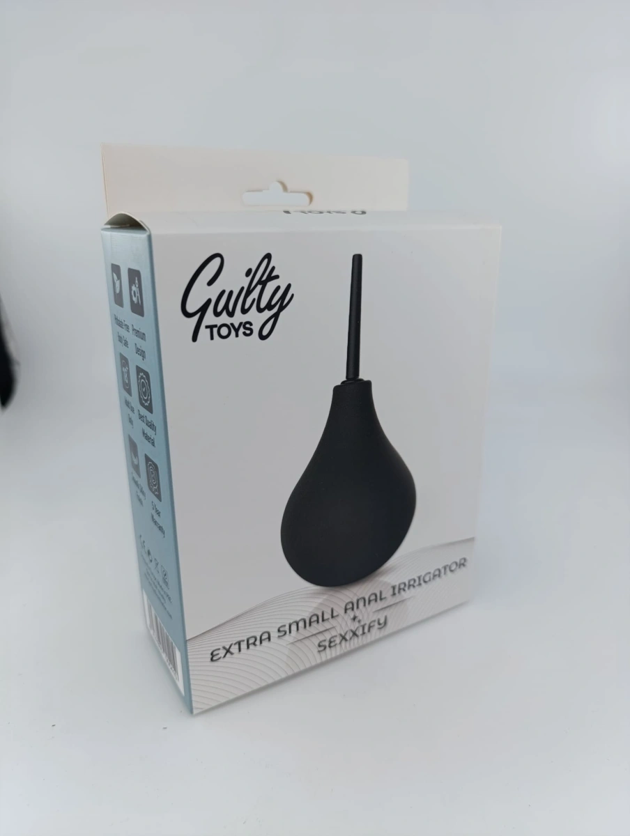 Anal Irrigator Extra Small Negru 89 ml Guilty Toys