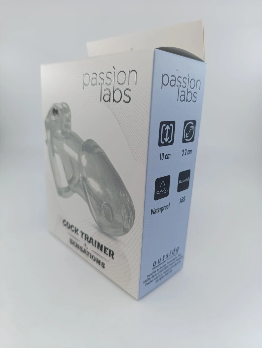 Cusca de Castitate Cock Trainer Hard Plastic Transparent Passion Labs