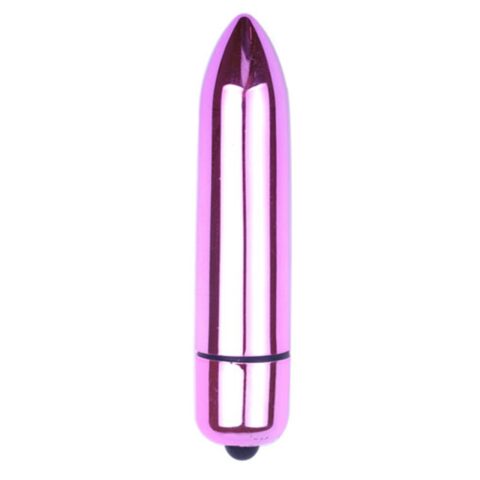 Vibrator Glont Zoe, 10 Moduri Vibratii, Roz Metalizat, 9 cm, Mokko Toys