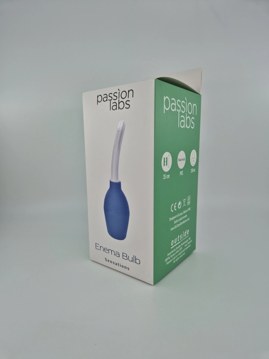 Irigator Enema Bulb 310 ml, Albastru, Passion Labs