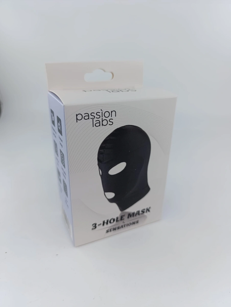 Masca 3-Hole, Negru, Passion Labs