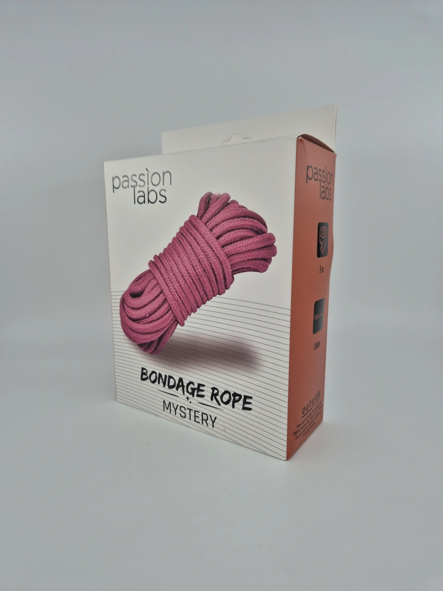 Sfoara Bondage Rope, Roz, 5 m, Passion Labs