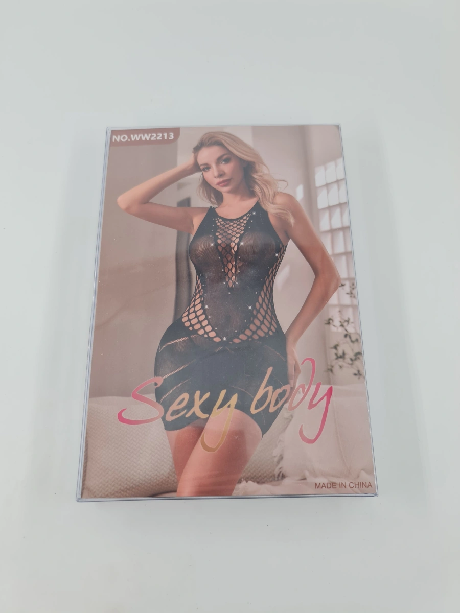 Rochie Sexy Black Brilliant, Negru, S/M