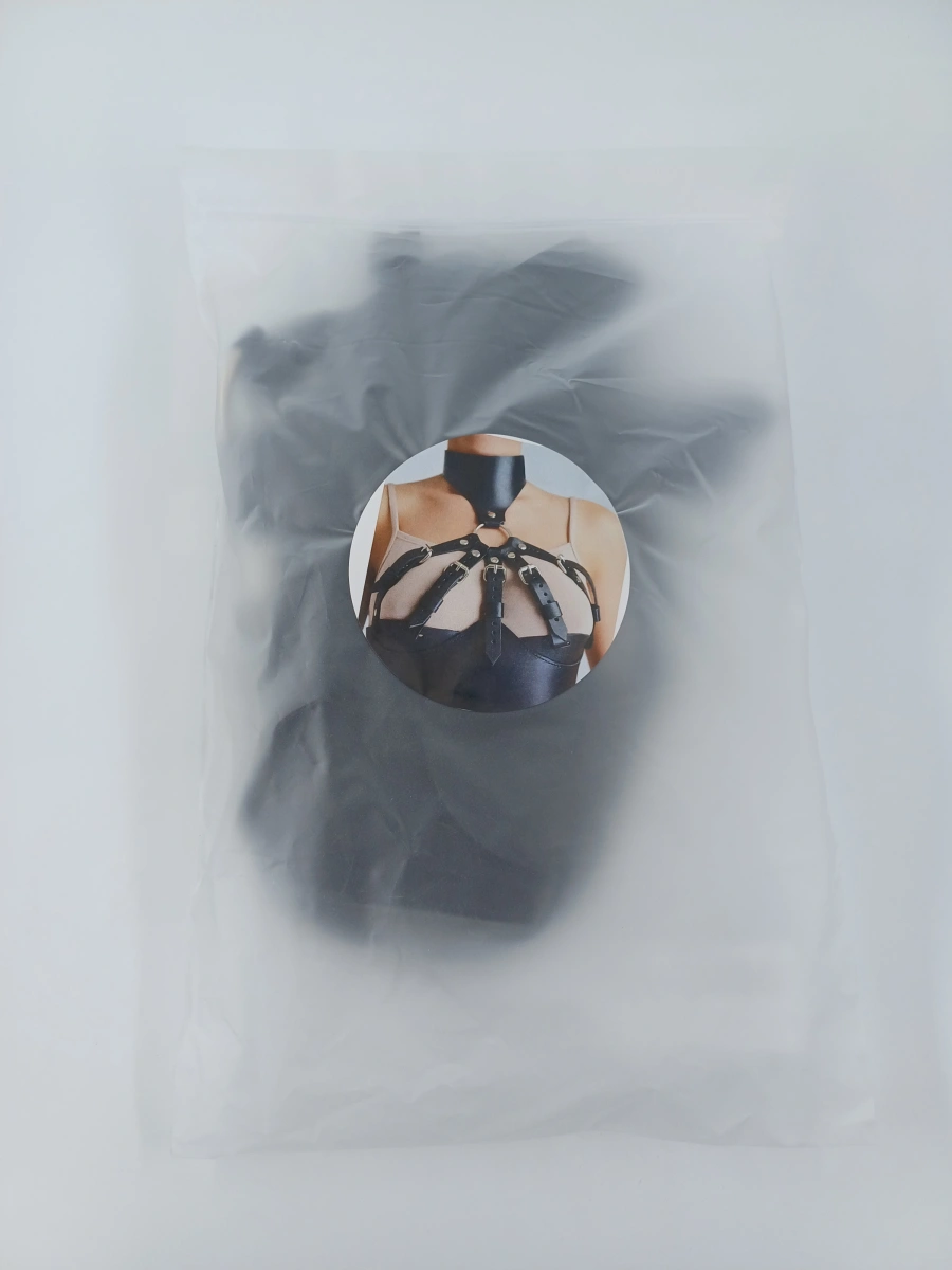 Harness Bra-Choker Piele Ecologica OS