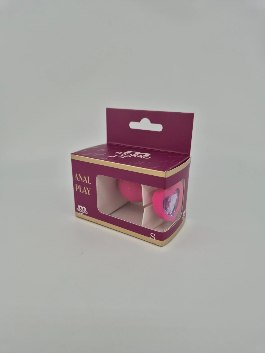 Dop Anal Brighty, Small, Silicon, Roz/Mov Deschis, Mokko Toys