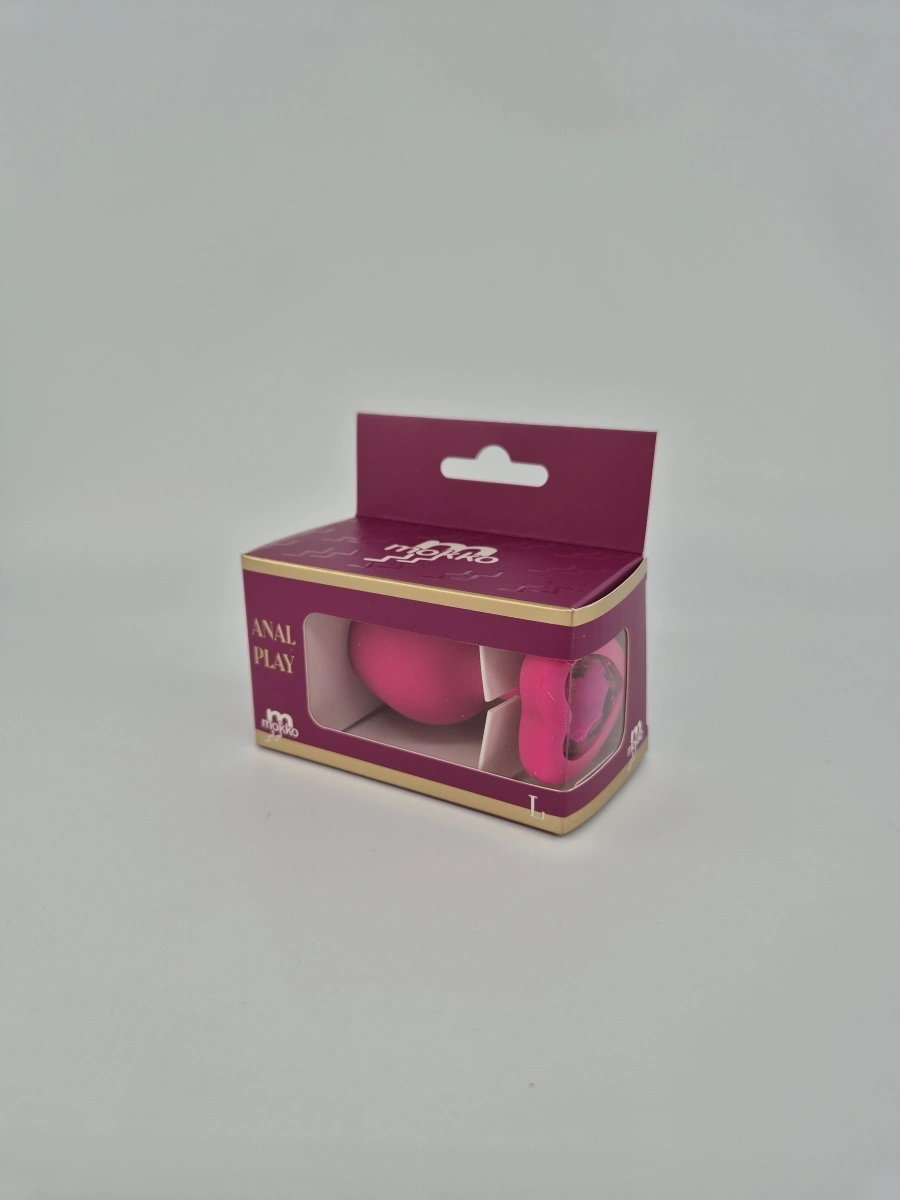 Dop Anal Brighty Large Silicon Roz/Roz Mokko Toys