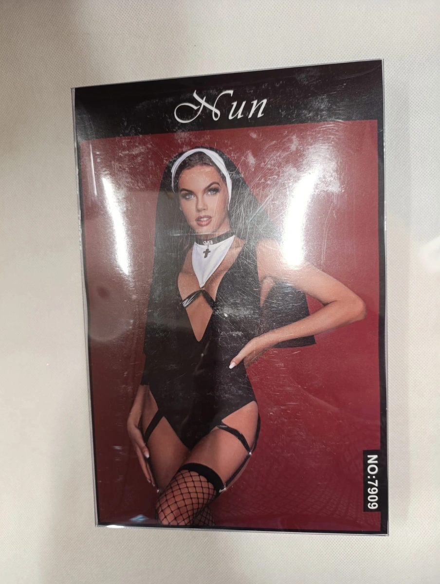 Costumatie Sexy Nun, Negru, S/M