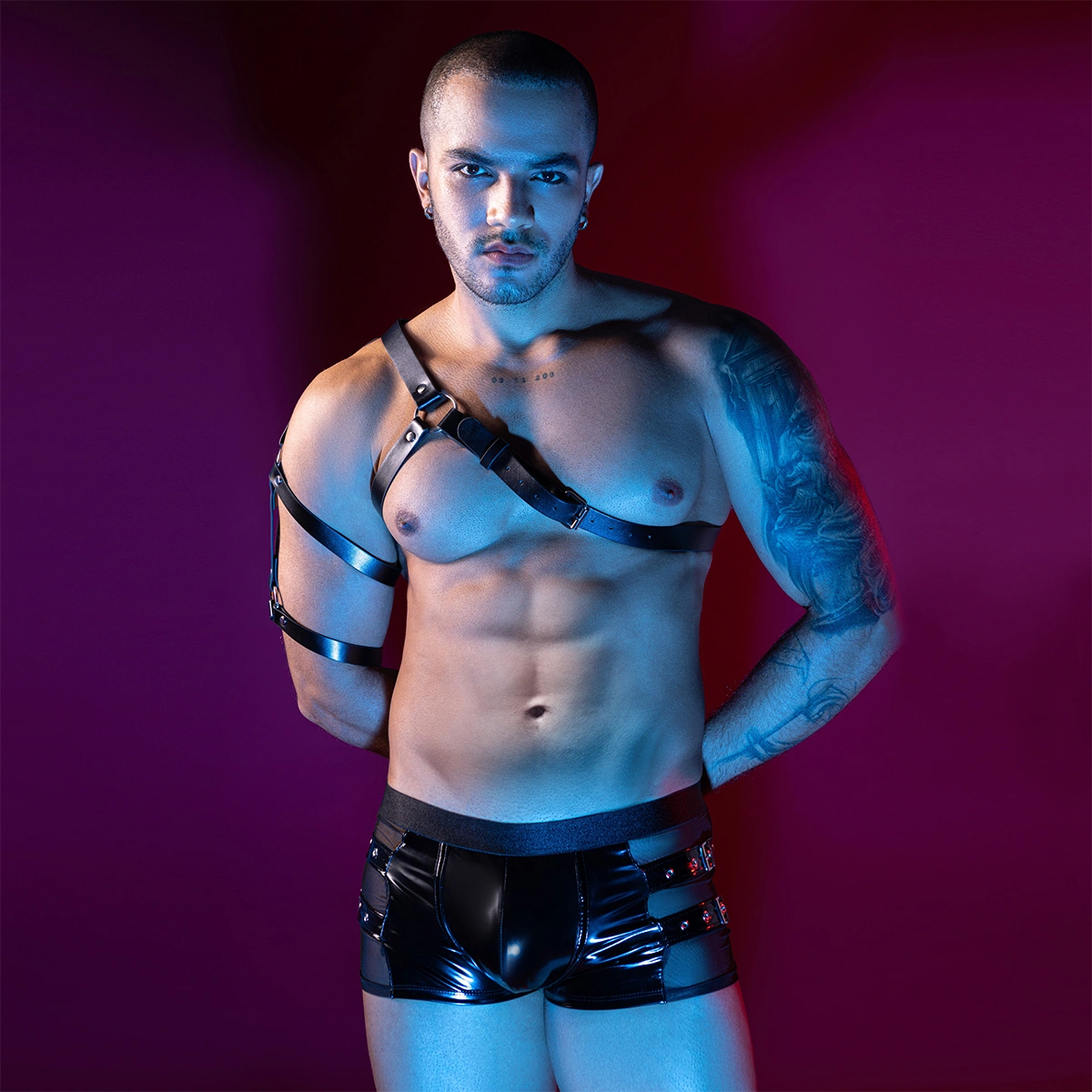 Costum 2 Piese Erotic Dream, Negru, S/M
