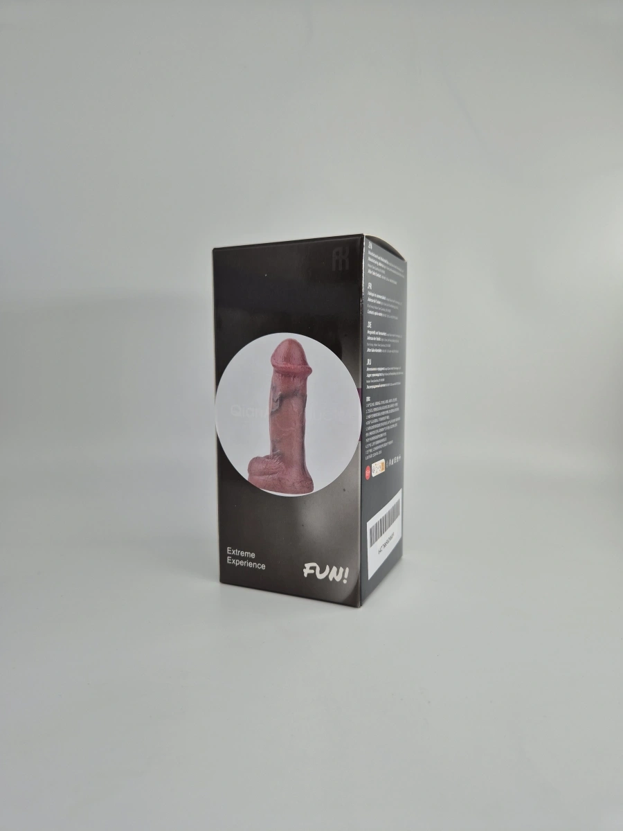 Dildo Realist Olaf, Silicon Lichid, Maro, 16.5 cm