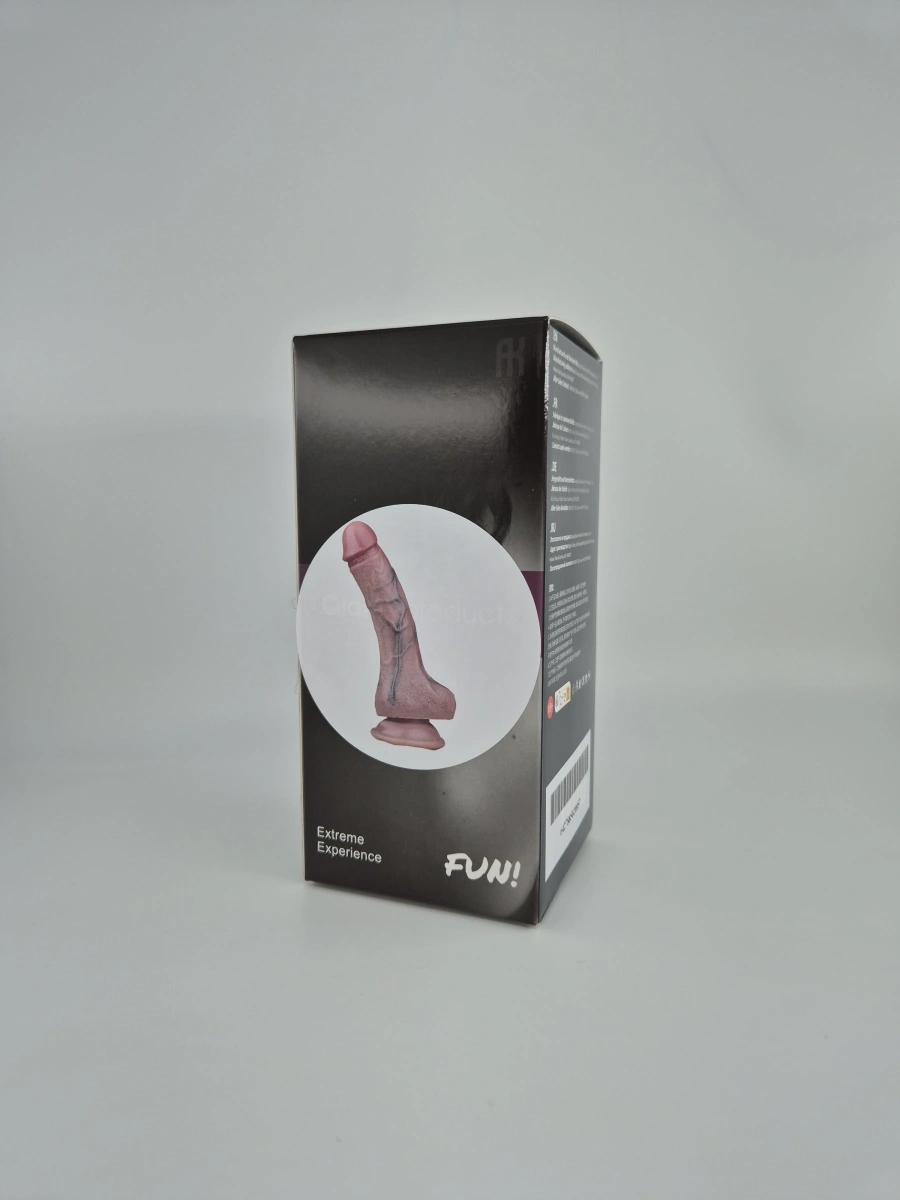 Dildo Realistic Walt, Silicon Lichid, Maro, 18 cm