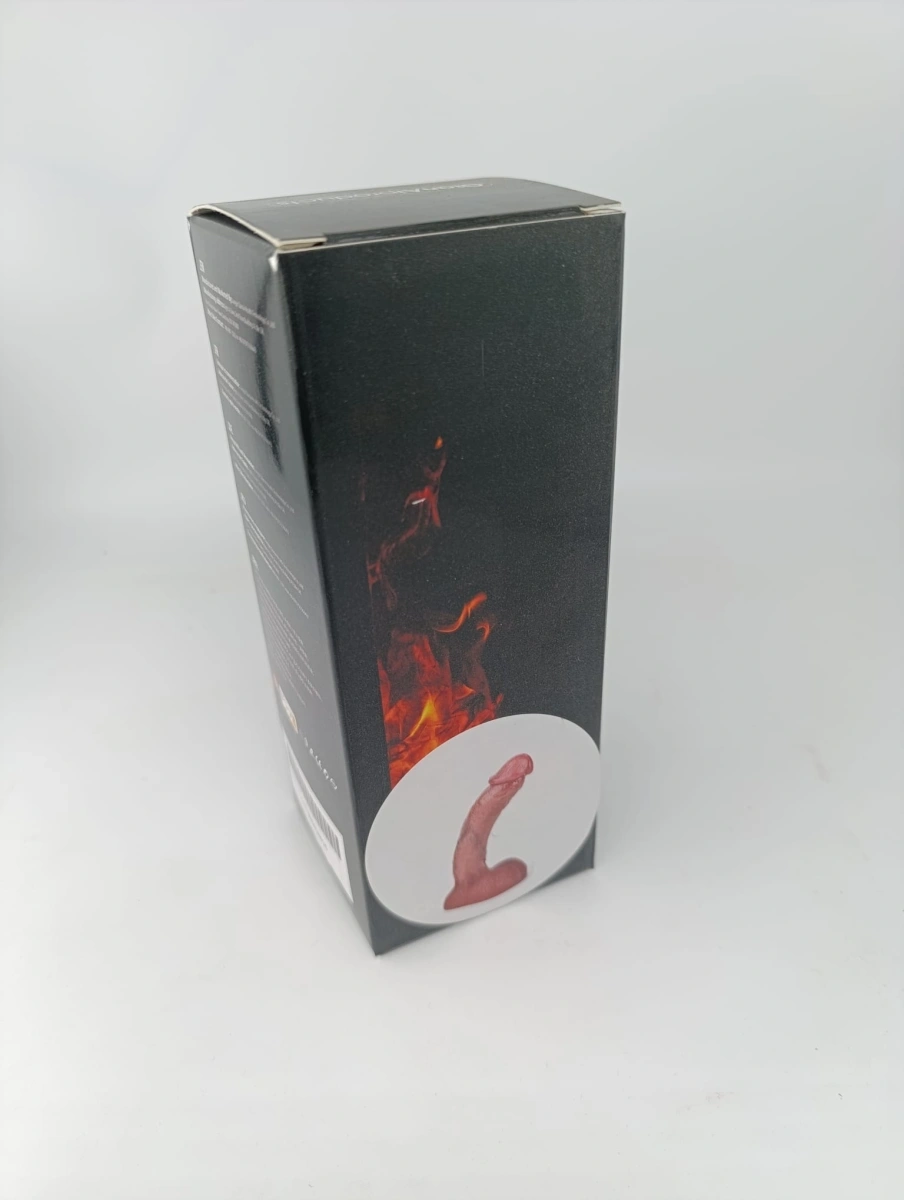 Dildo Realistic Ralf, Silicon Lichid, Maro, 20 cm