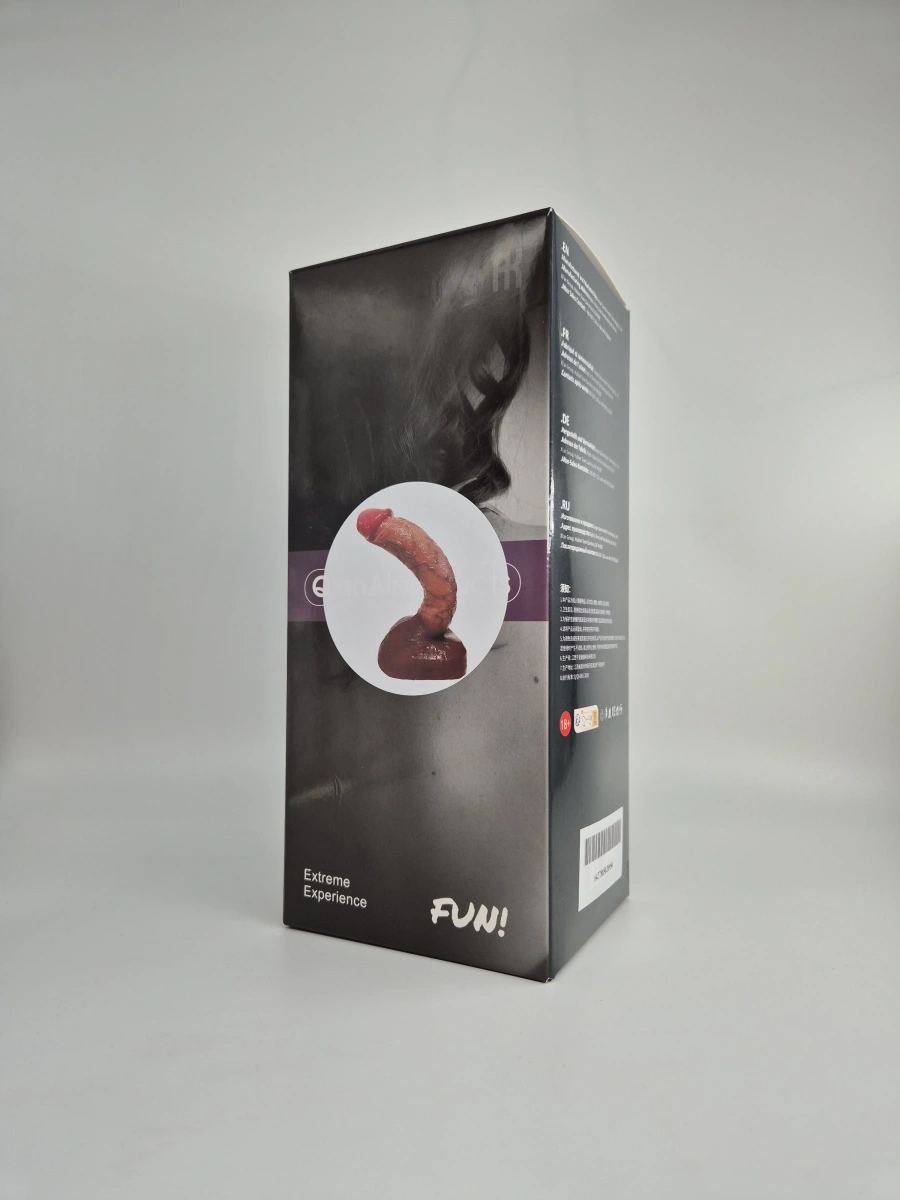 Dildo Realistic Great Max, Silicon Lichid, Maro, 27 cm