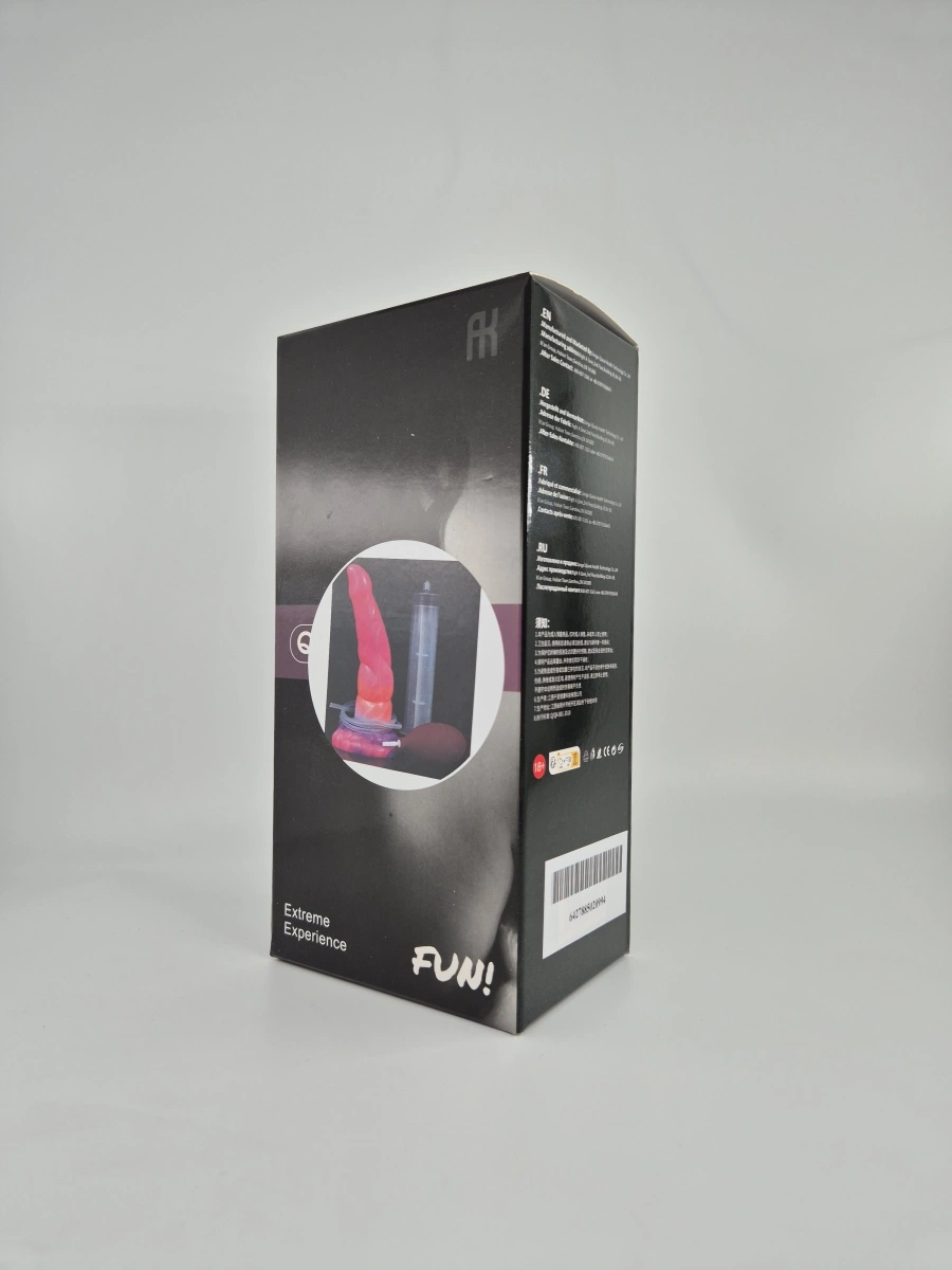 Dildo cu Ejaculare Luminous Cock, Silicon Lichid, Roz, 21 cm