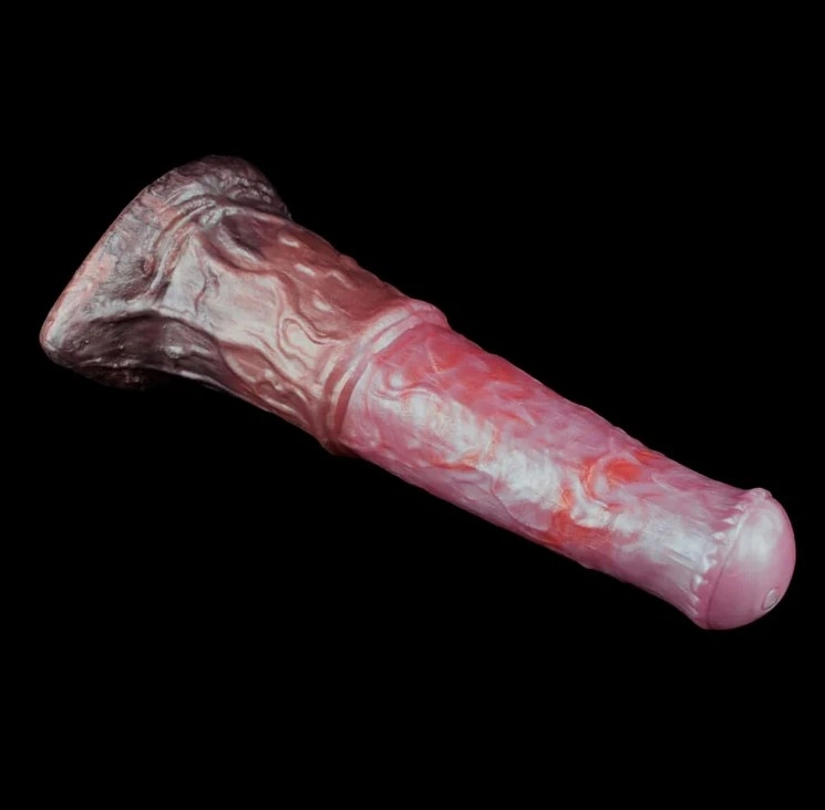 Dildo Centaur, Silicon Lichid, Roz, 28 cm