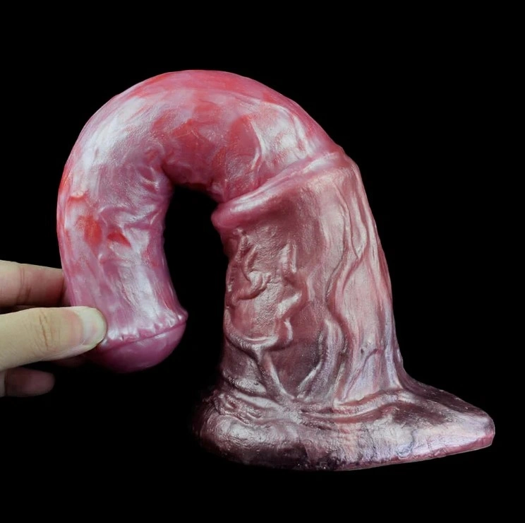 Dildo Centaur, Silicon Lichid, Roz, 28 cm