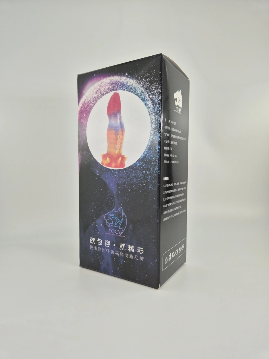 Dildo Luminous Octopus, Fosforescent, Silicon Lichid, 22 cm