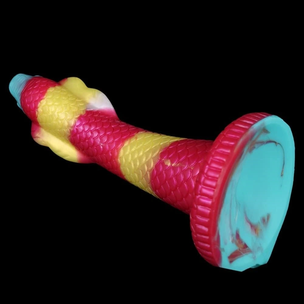 Dildo Cobra, Ventuza Puternica, Silicon Lichid, 29 cm