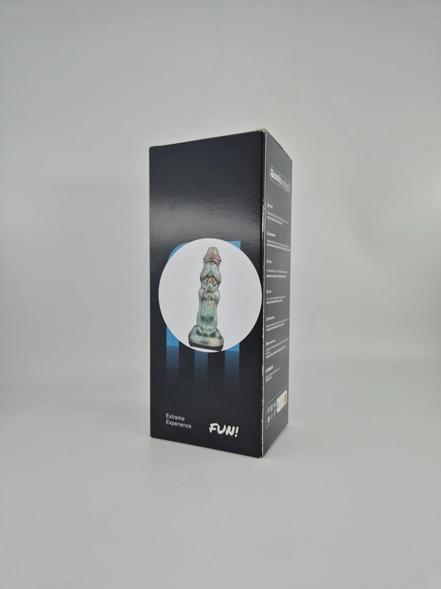 Dildo Draco, Silicon Lichid, Verde, 20.5 cm