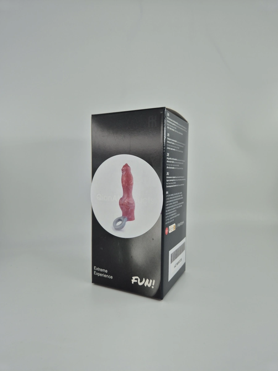 Prelungitor Penis Wolfy +4 cm, Silicon Lichid, Roz, 20.5 cm