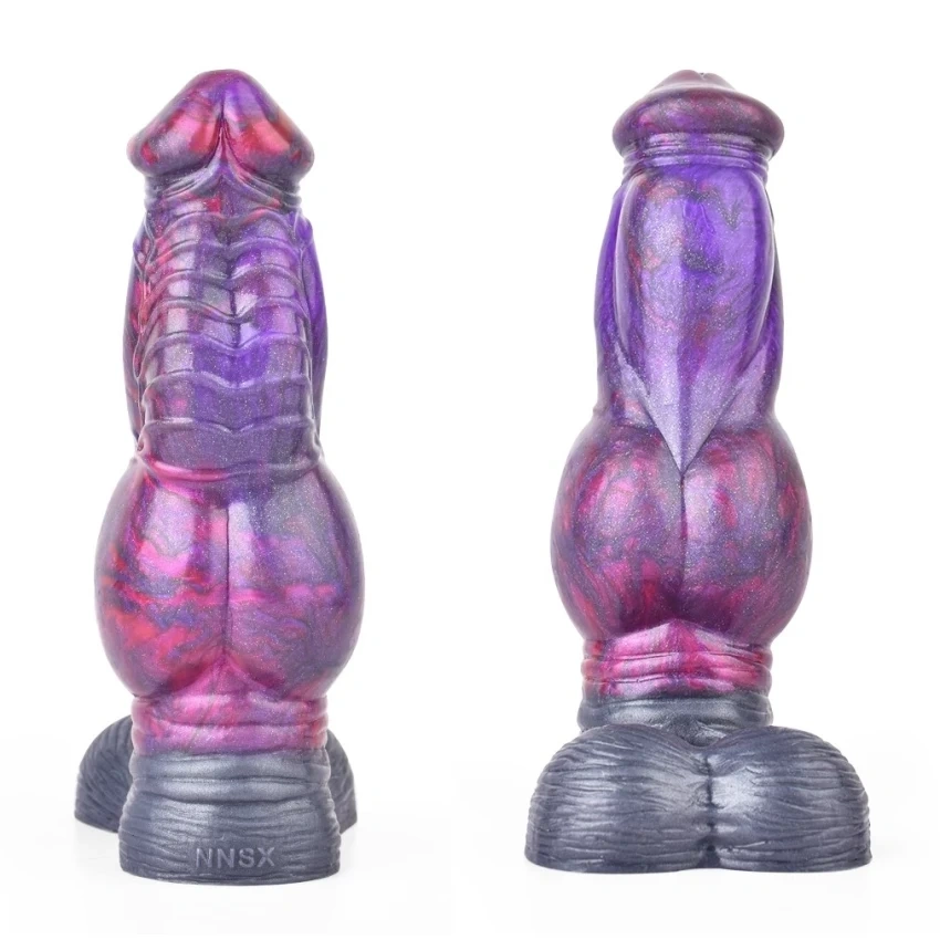 Prelungitor Penis Creature, Silicon Lichid, Mov, 20 cm