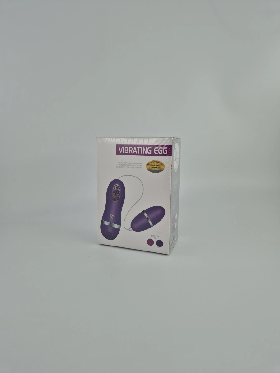 Ou Vibrator Trouble, Vibratii Puternice, ABS, Mov, 6 cm