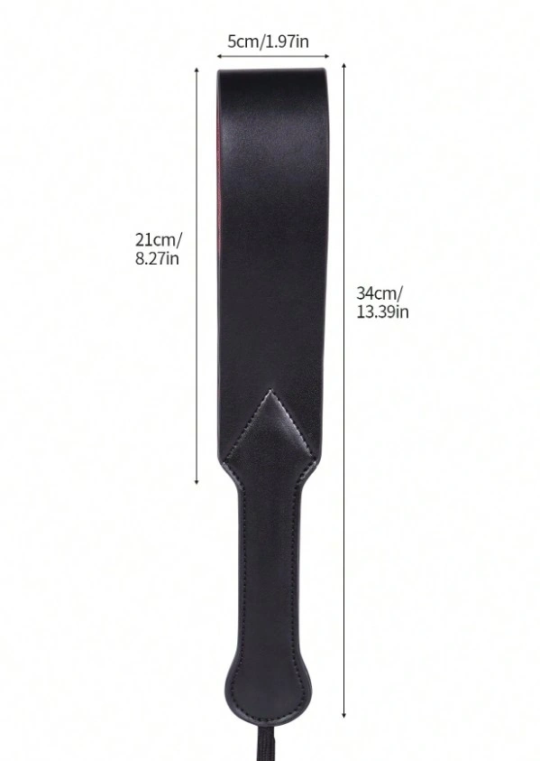 Padela Soft Riding, 34 cm, Negru/Rosu