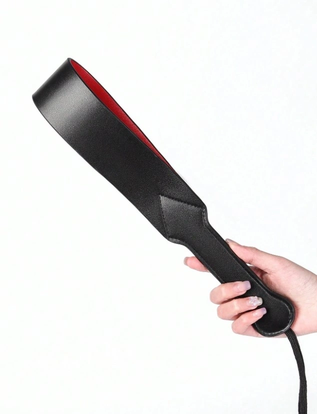Padela Soft Riding, 34 cm, Negru/Rosu