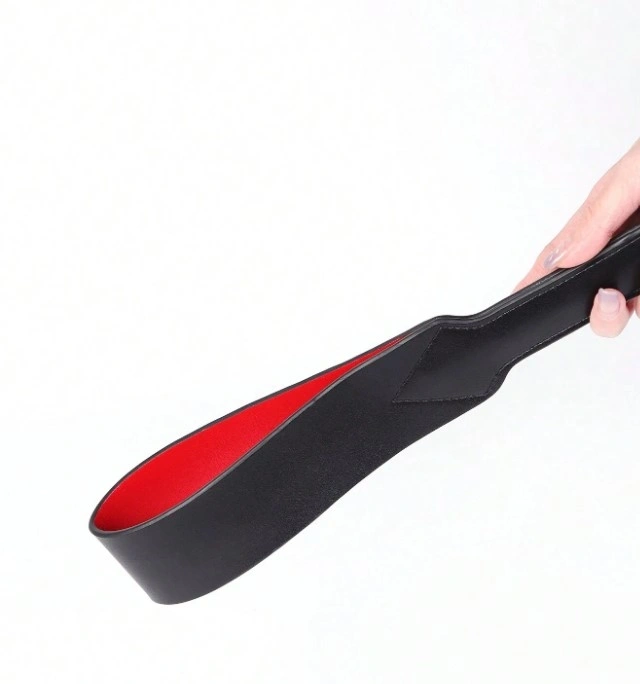 Padela Soft Riding, 34 cm, Negru/Rosu