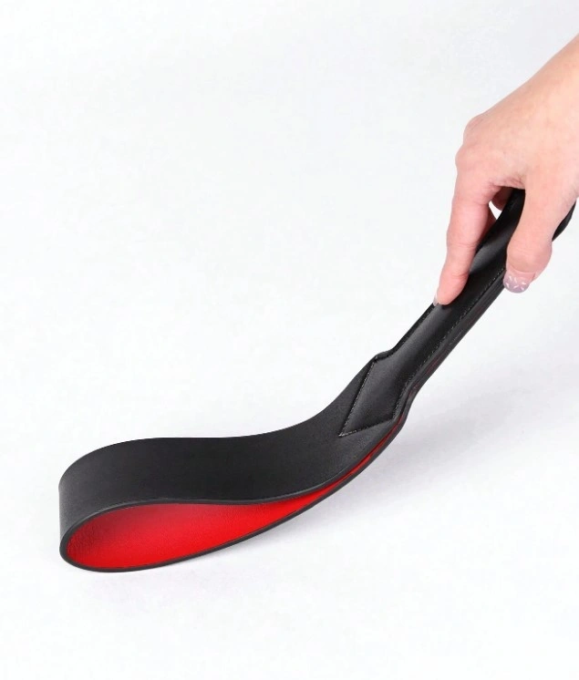 Padela Soft Riding, 34 cm, Negru/Rosu