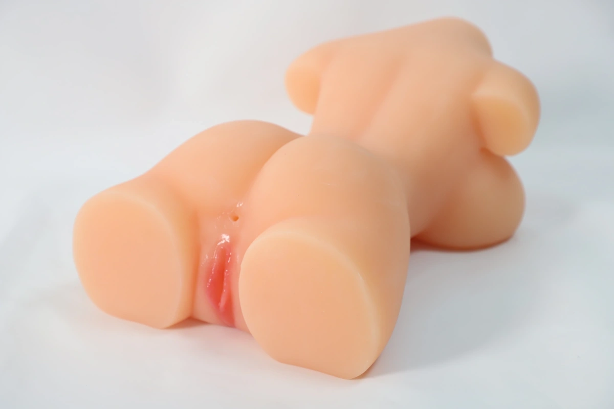 Masturbator Realist cu Sani, Vagin si Anus, TPE, Natural. 3.7 kg