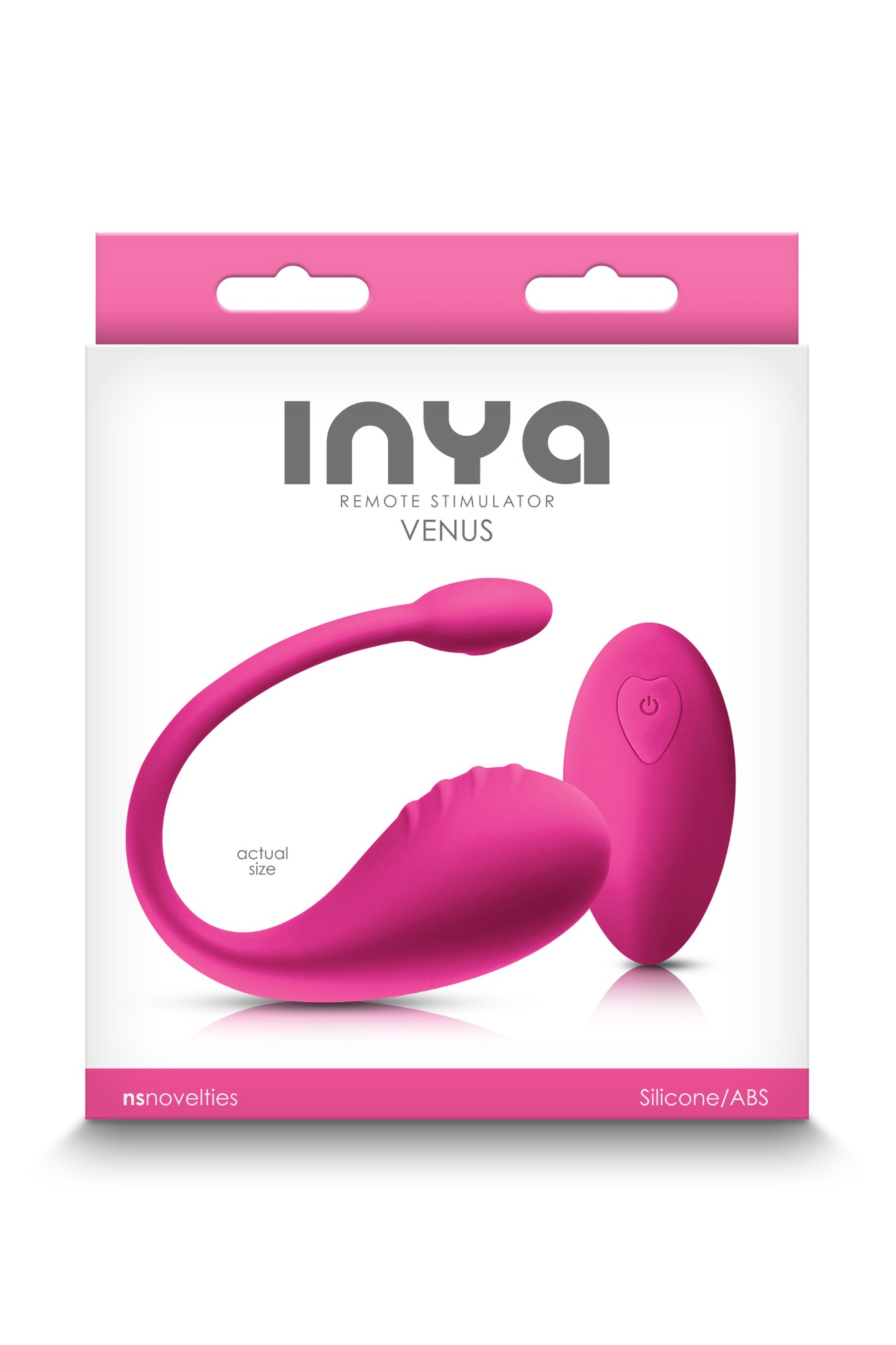 Vibrator Cuplu Inya Venus Remote Control, 10 Moduri Vibratii, Silicon, USB, Roz