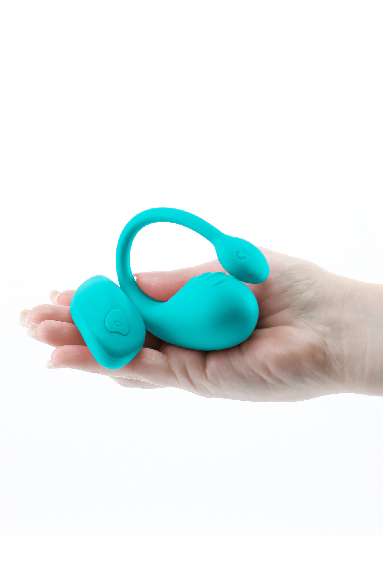 Vibrator Cuplu Inya Venus Remote Control, 10 Moduri Vibratii, Silicon, USB, Albastru