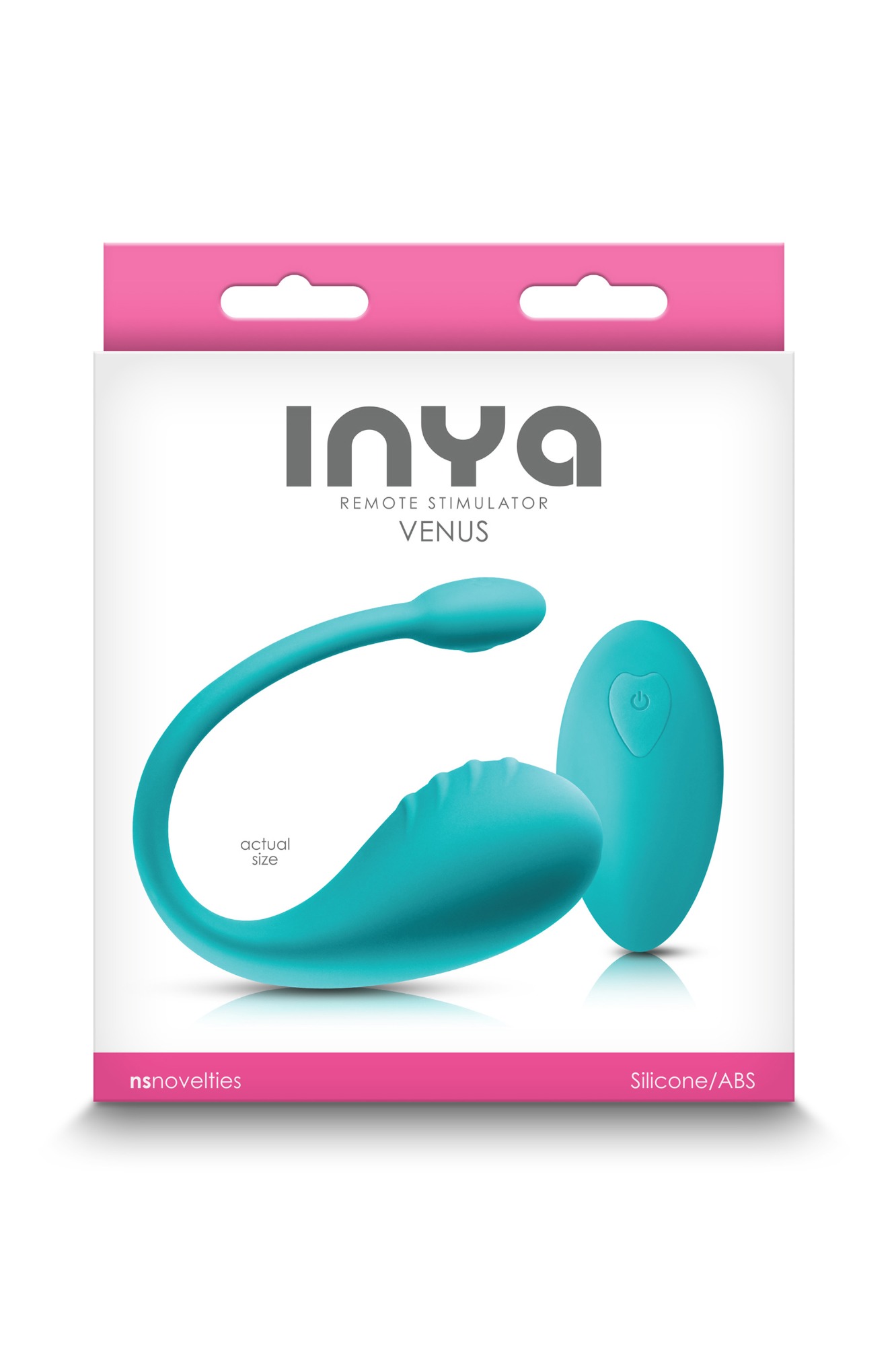 Vibrator Cuplu Inya Venus Remote Control, 10 Moduri Vibratii, Silicon, USB, Albastru
