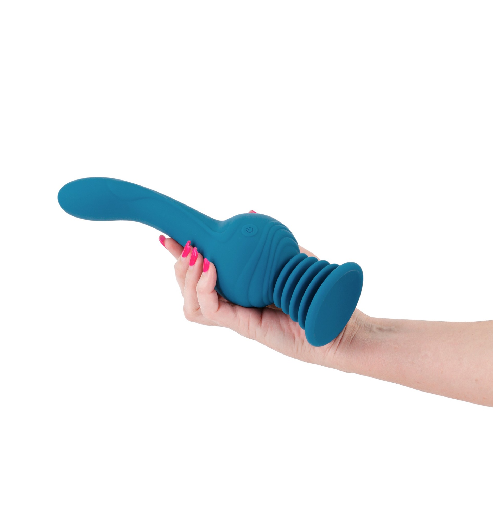 Vibrator Earthquake Gyrating, 3 Moduri Stimulatoare, Silicon, Verde, USB, 23.3 cm