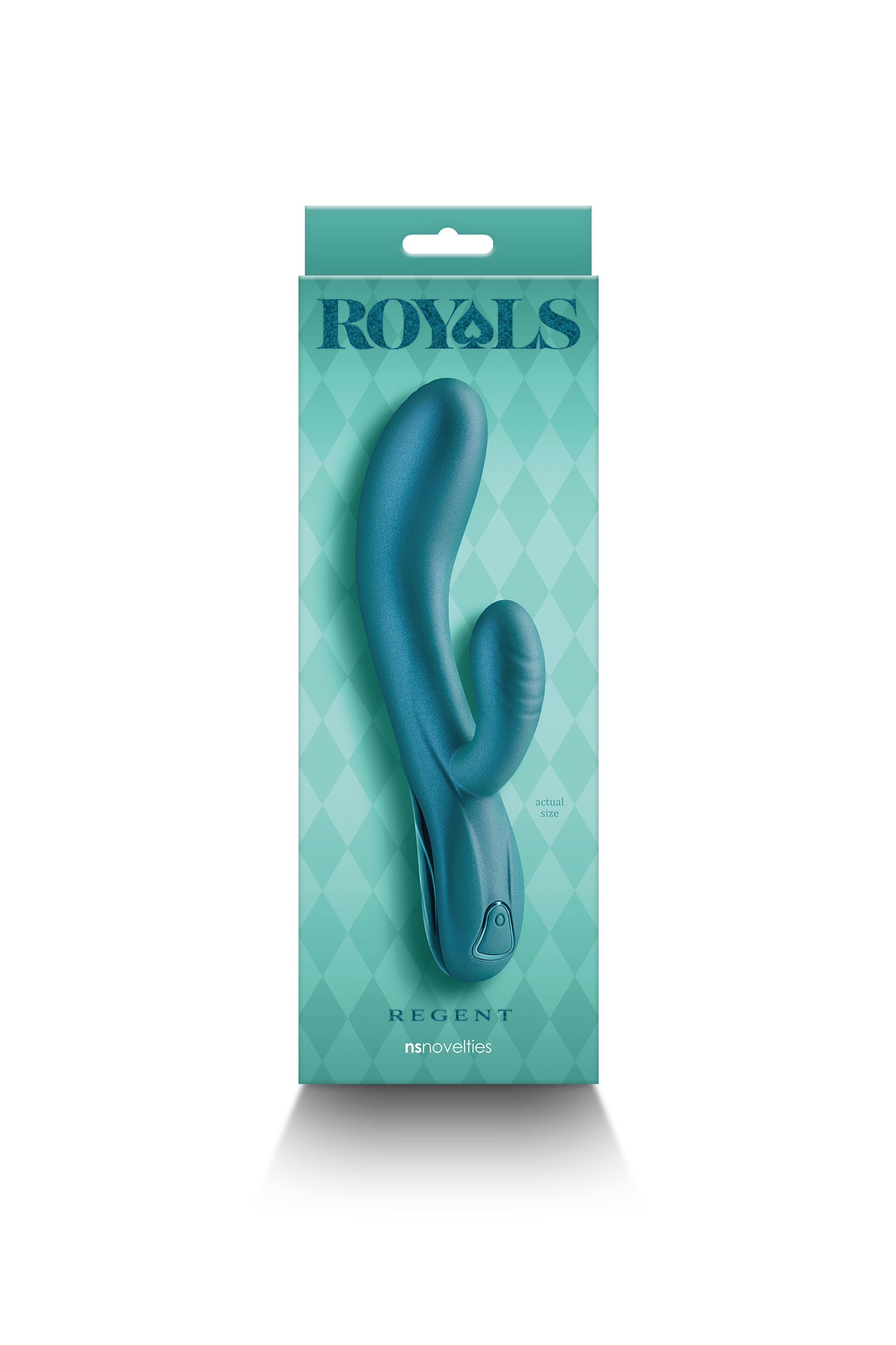 Vibrator Royals Regent, 10 Moduri Vibratii, Silicon, USB, Verde, 19.3 cm