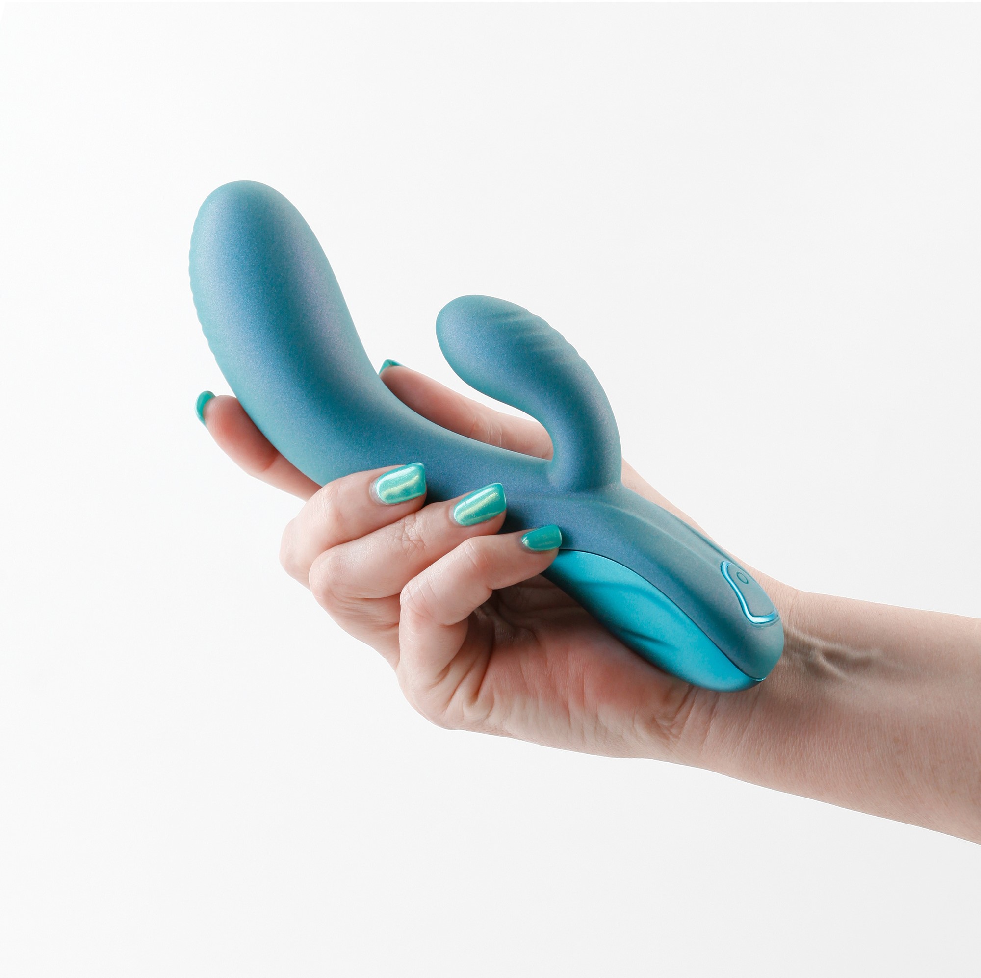 Vibrator Royals Regent, 10 Moduri Vibratii, Silicon, USB, Verde, 19.3 cm