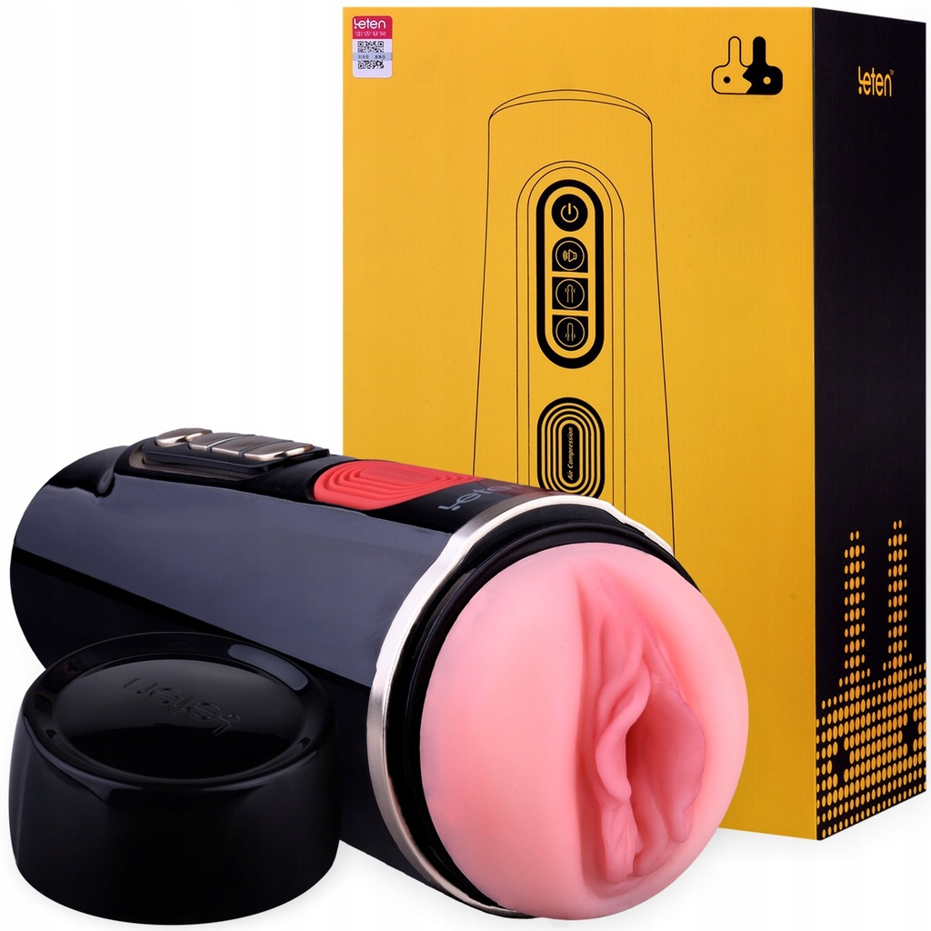 Masturbator New Era Sucking-Vibrating, USB, 24.7 cm