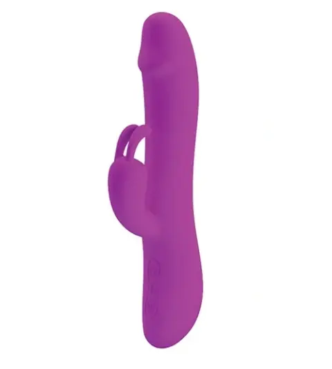 Vibrator Iepuras Natural Motion, 7 Moduri Vibratii, 7 Moduri Thrusting, Silicon, USB, Mov, 20 cm