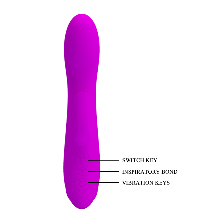 Vibrator Massage, 12 Moduri Vibratii, 12 Moduri Sucking, Silicon, USB, Mov, 19 cm