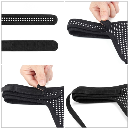 Strap-on Easy Harness Polka Dots, Negru